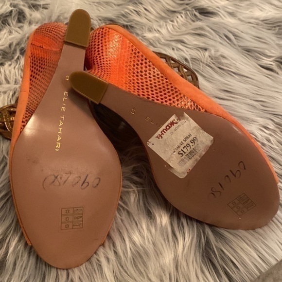 Elie Tahari US-9 open toe ankle boots fashion vibes (no box) New - Picture 8 of 11